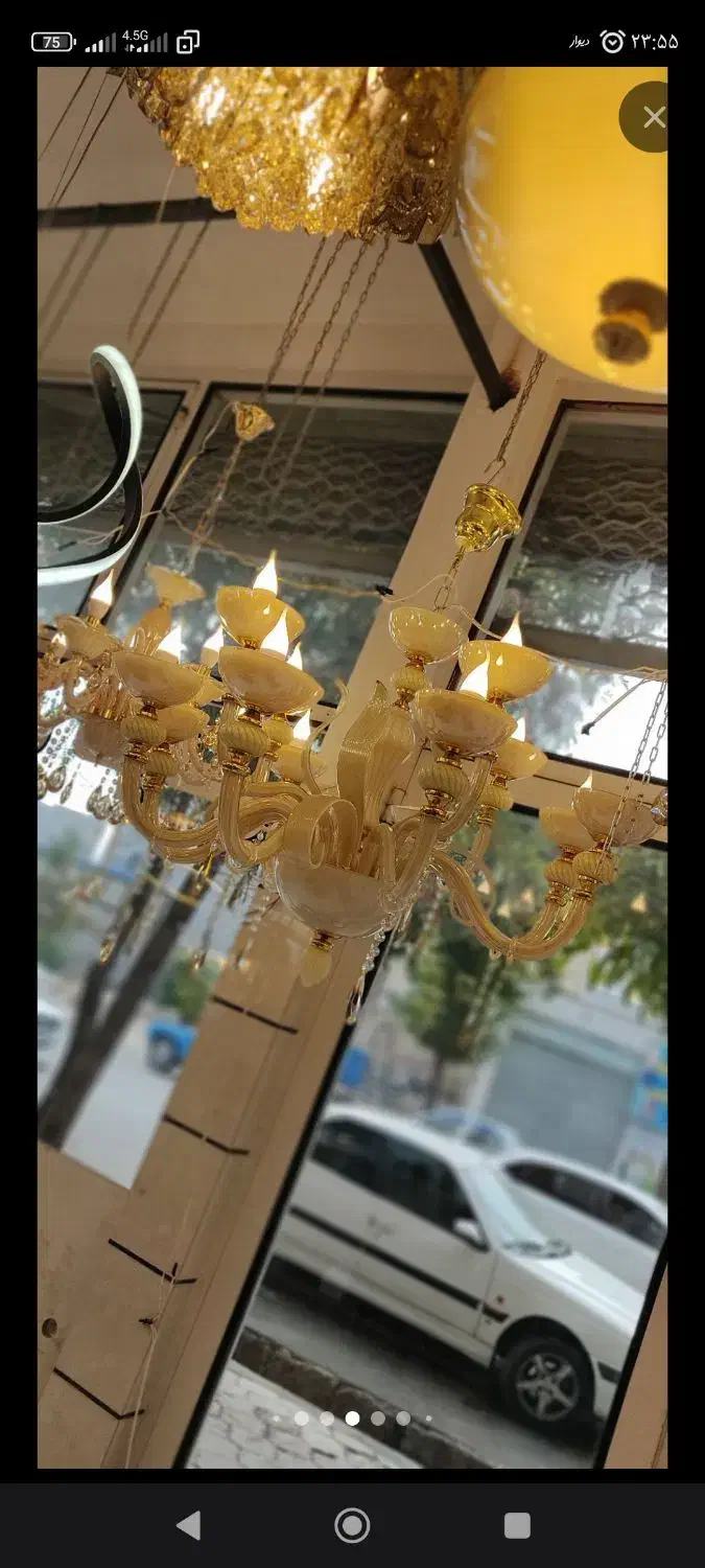 لوستر های کریستالی شاخه ای تمام وارداتی زیر قیمت|لوستر و چراغ آویز|اهر, |دیوار