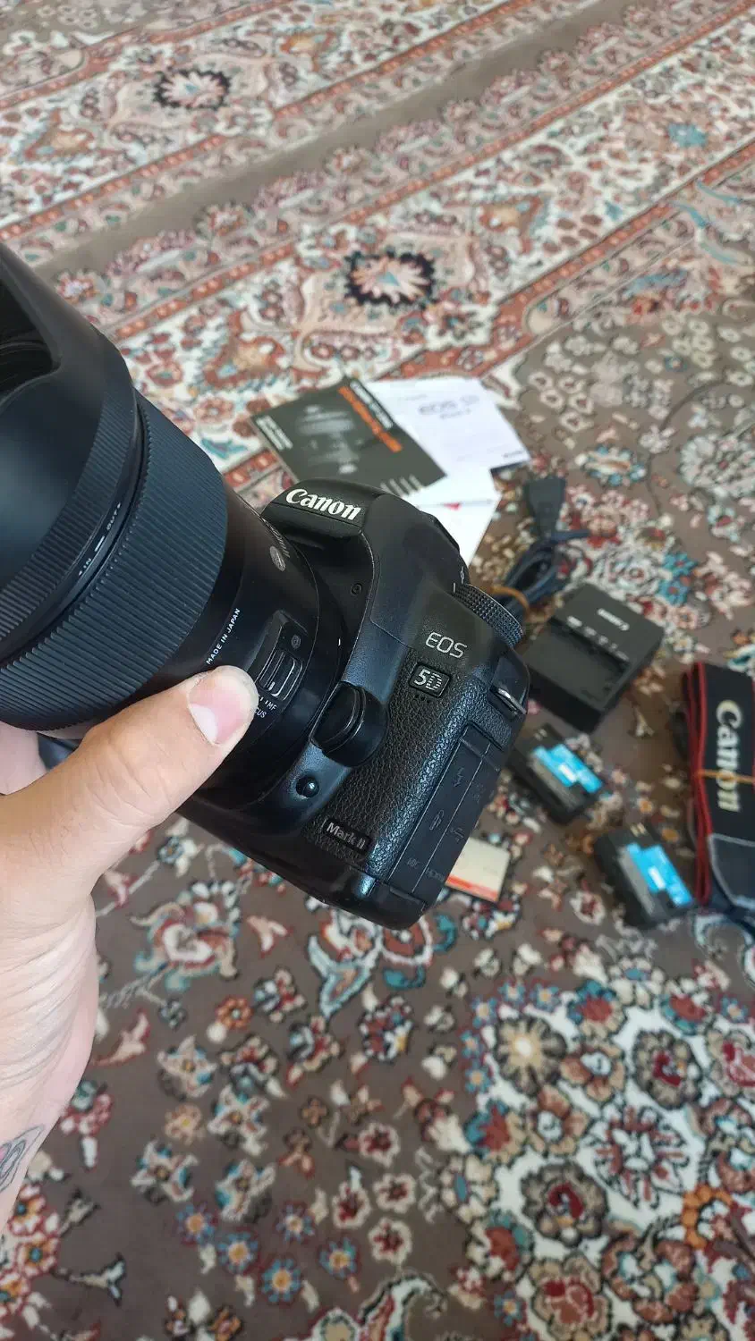 دوربین کانن ۵ دی مارک ۲ - Canon 5d ii|دوربین عکاسی و فیلم‌برداری|تهران, آجودانیه|دیوار