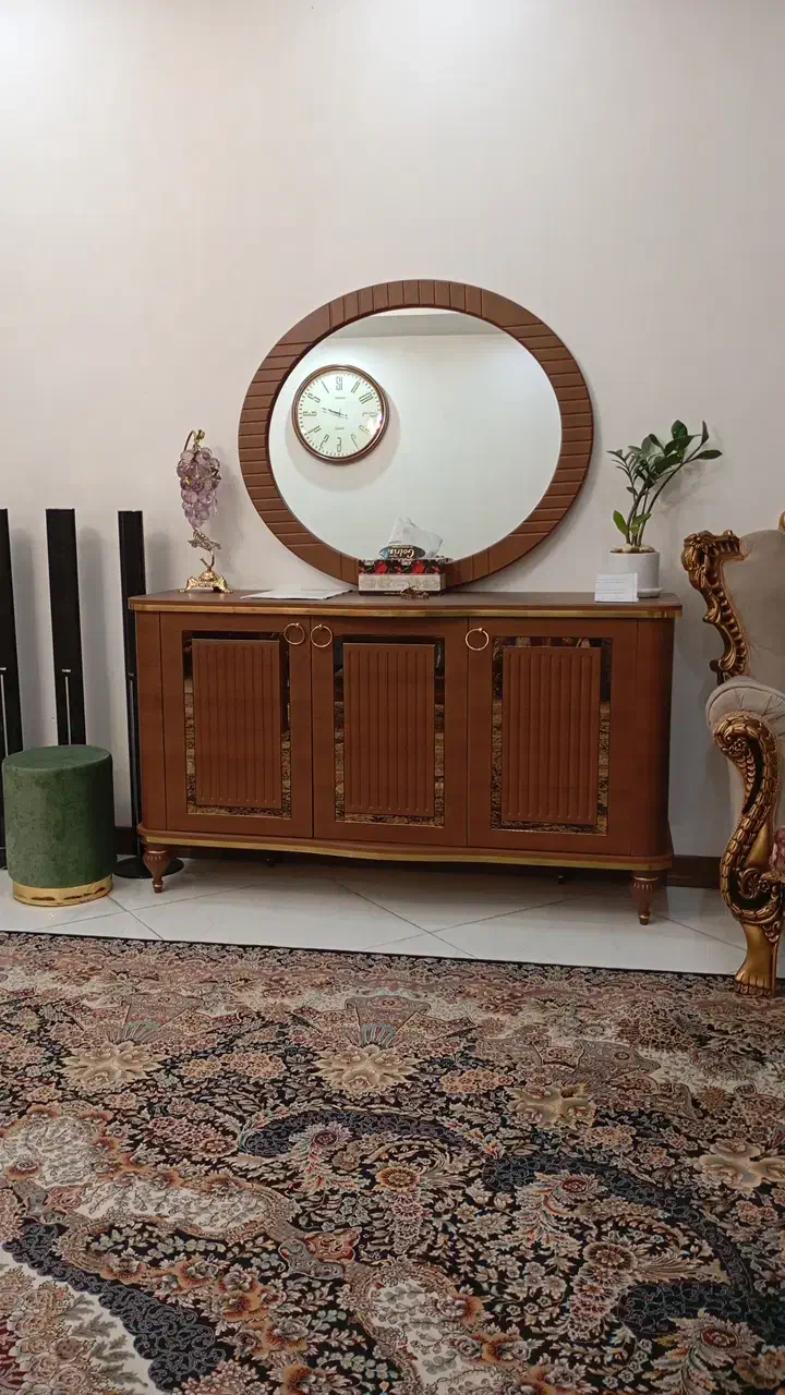 میز تلویزیون با کنسول و آینه با جاکفشی|بوفه، ویترین، کنسول|فردیس, قریشی|دیوار