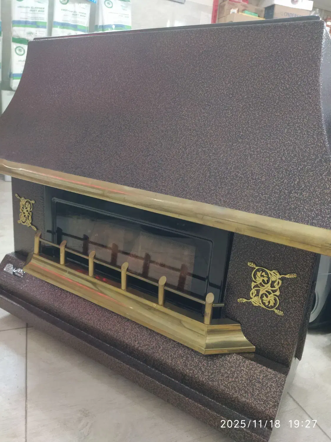 بخاری گازی شومینه|بخاری، هیتر، شومینه|قیدار, |دیوار