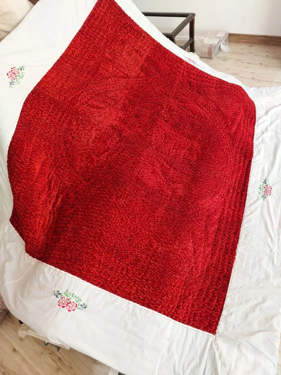 لحاف دو نفره دستی|رختخواب، بالش، پتو|قم, حاج زینل|دیوار