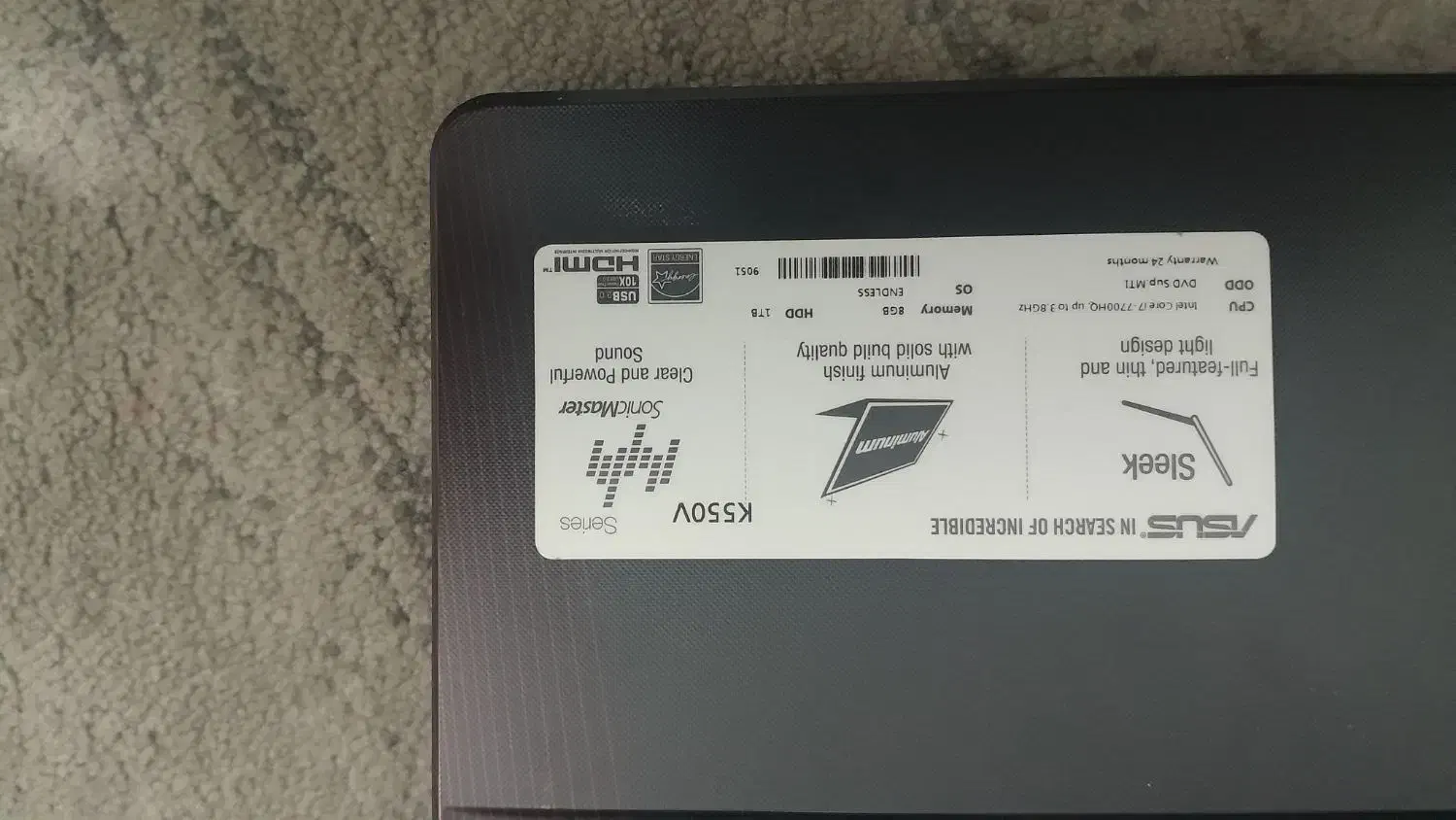 لپ تاب ایسوس|رایانه همراه|تهران, حکیمیه|دیوار