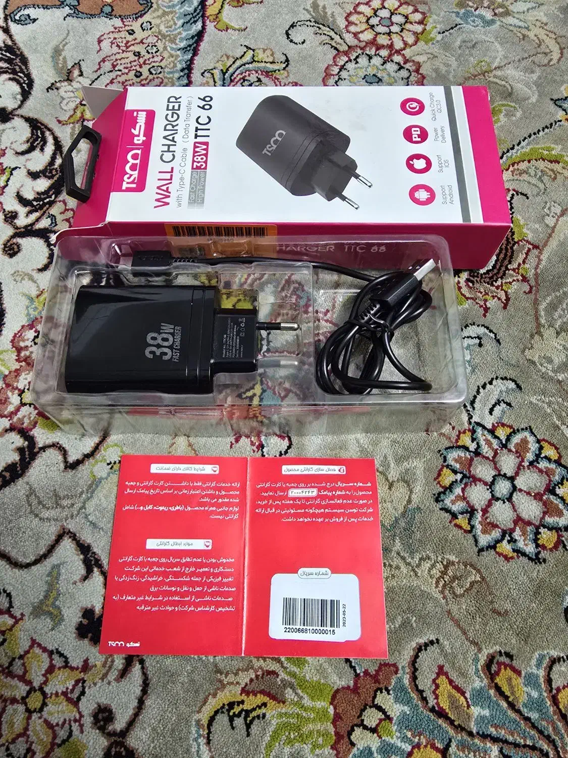شارژر تسکو TTC66|لوازم جانبی موبایل و تبلت|گرگان, |دیوار