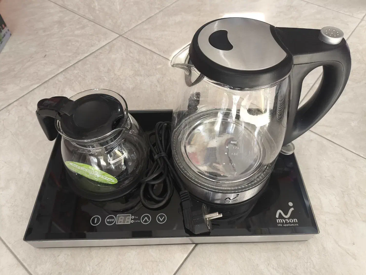 چایی ساز ( myson اصل ) تمام لمسی و دیجیتال|سماور، چایساز، قهوهساز|اراک, |دیوار