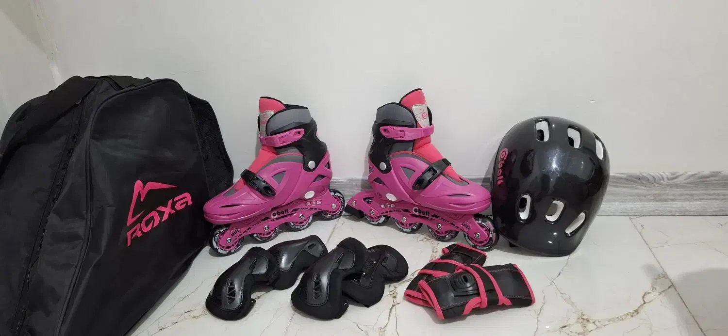 اسکیت پایی کبالت بنفش-مشکی کاملاً نو و آکبند|دوچرخه، اسکیت، اسکوتر|مشکیندشت, |دیوار