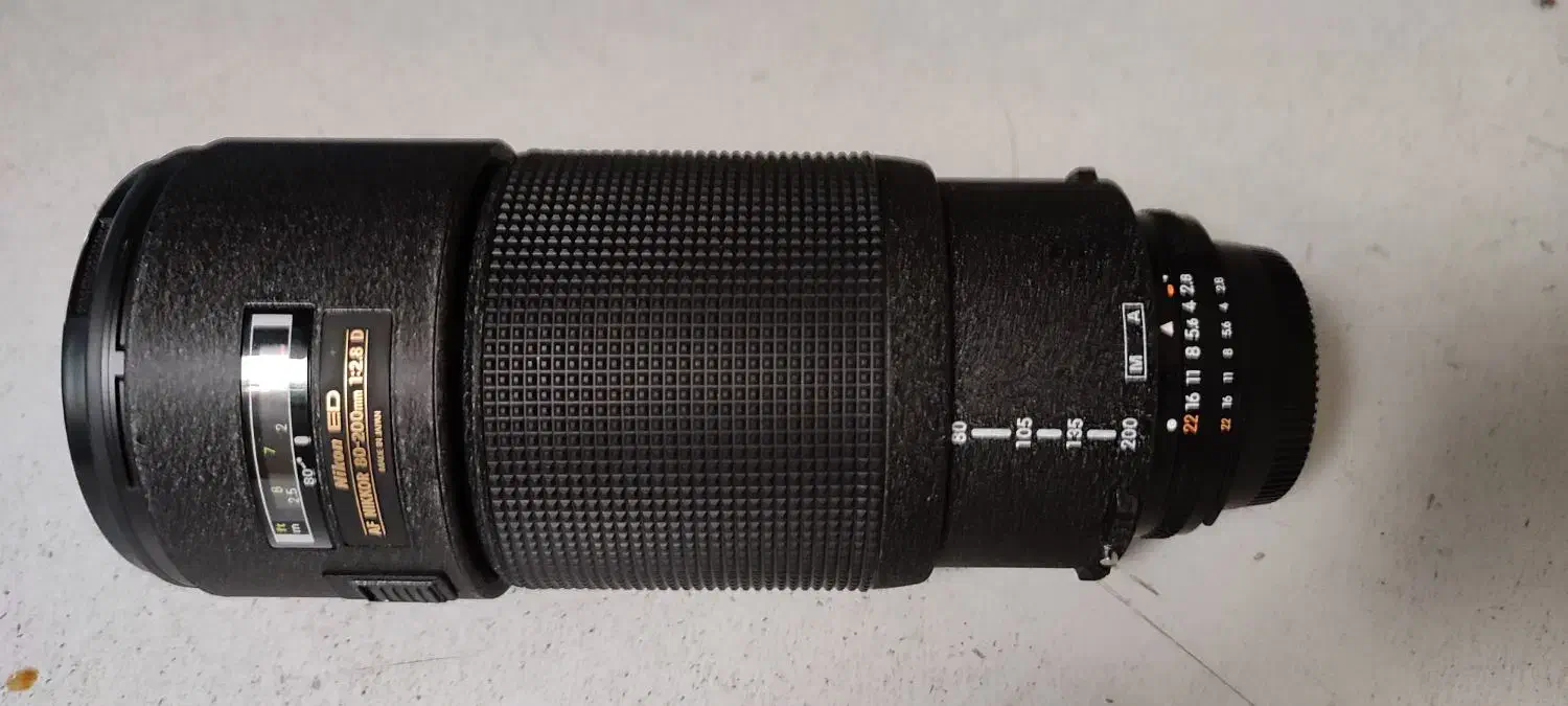 لنز 80 200 نیکون|دوربین عکاسی و فیلمبرداری|تهران, آجودانیه|دیوار