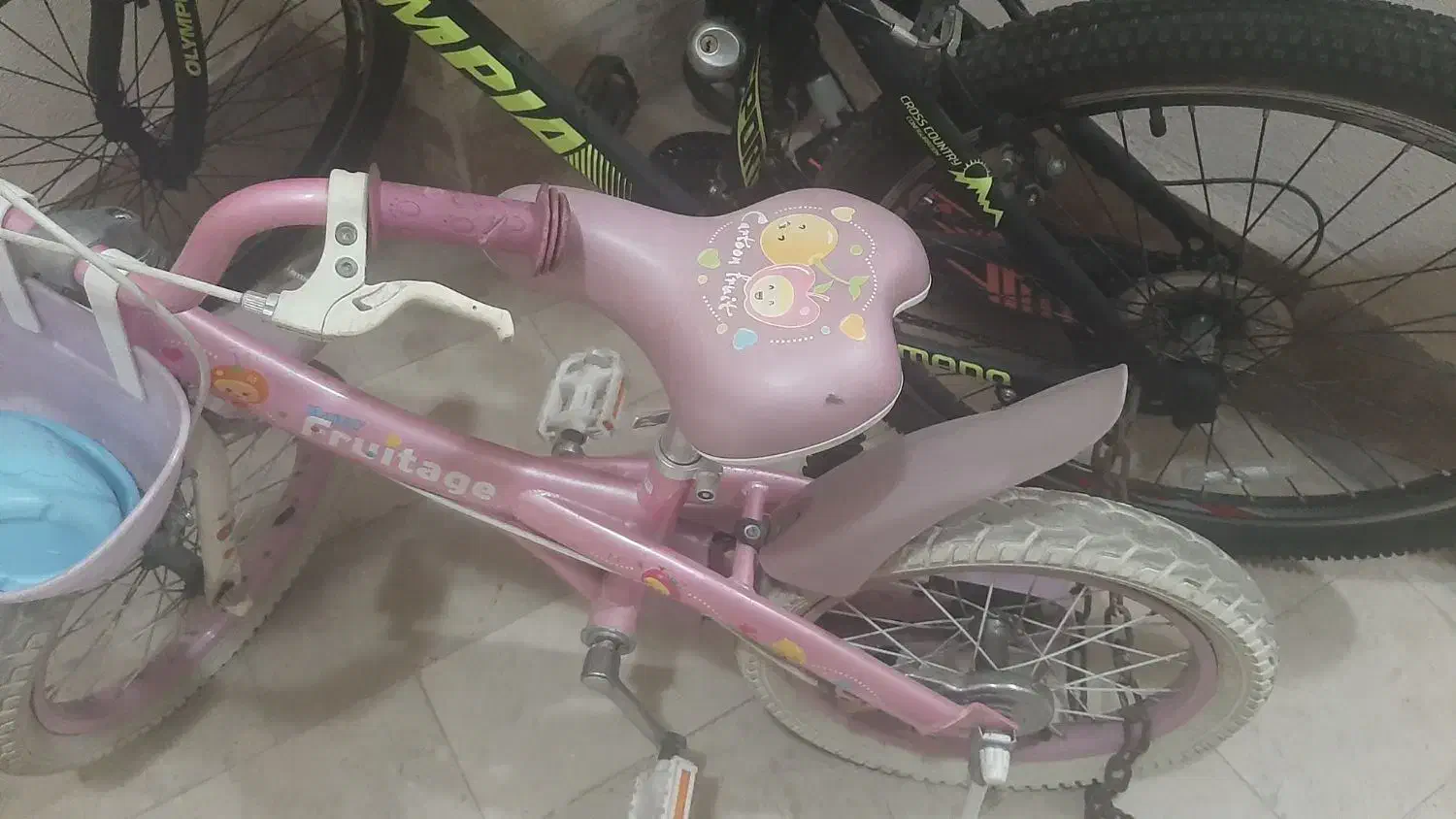 دوچرخه دخترانه صورتی ۱۶|دوچرخه، اسکیت، اسکوتر|رشت, نظری|دیوار