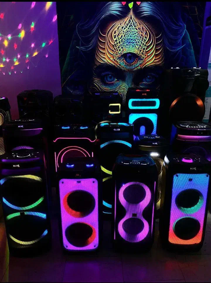 اسپیکرهای  باند بلندگو باغ شارژی فلش بلوتوثی سیستم|سیستم صوتی خانگی|اصفهان, قلعه طبره|دیوار