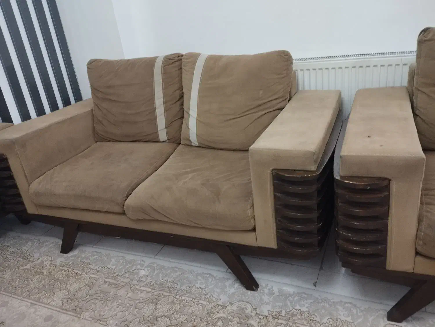 مبل مدل شوفاژی|مبلمان خانگی و میز عسلی|شاهینشهر, فردوسی|دیوار