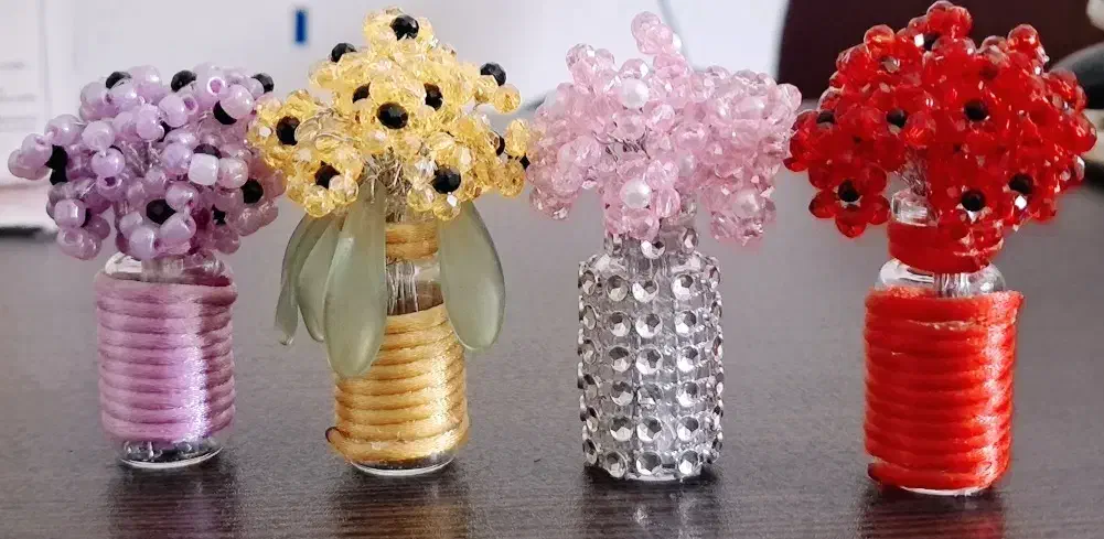 گلدان های مینیمال ۶ سانتی|گل مصنوعی|سنندج, |دیوار