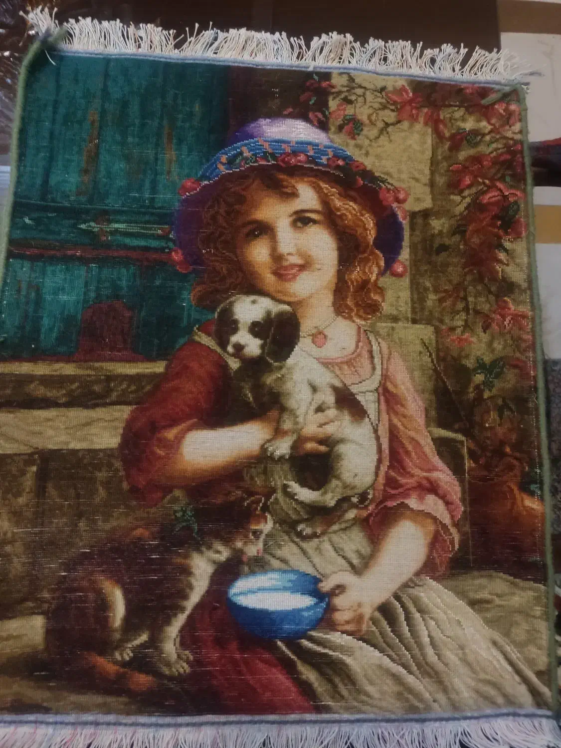 تابلو فرش دست بافت تبریز|تابلو فرش|تهران, توحید|دیوار