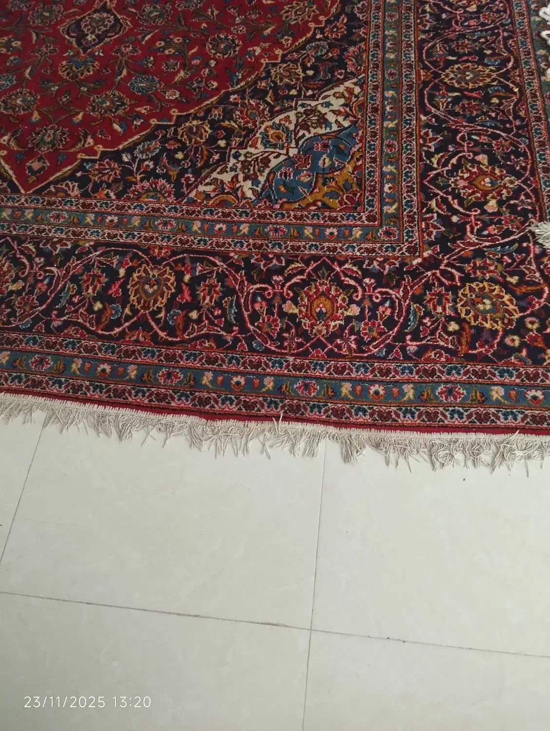 فرش 12متری دستباف|فرش|کرمانشاه, |دیوار