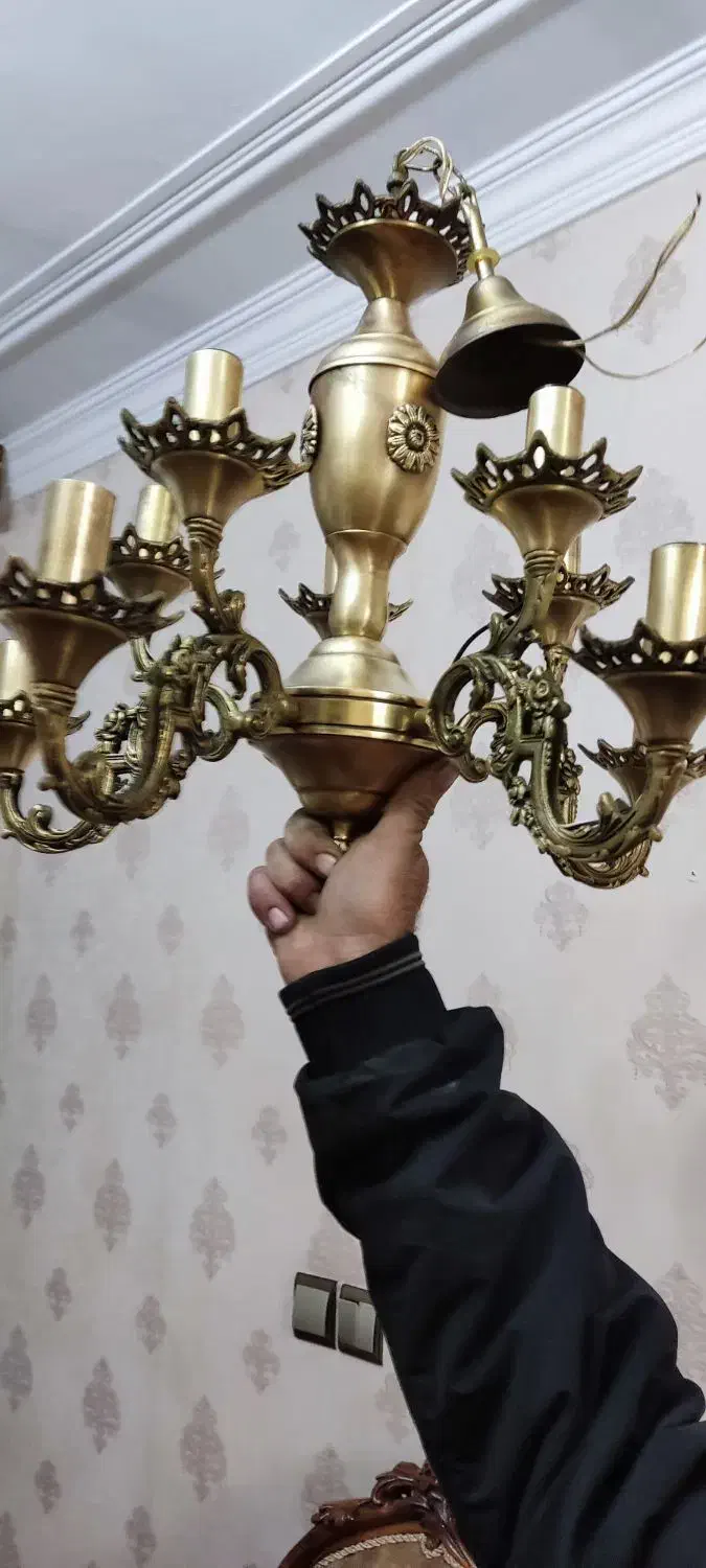 لوستر خانگی|لوستر و چراغ آویز|تبریز, |دیوار