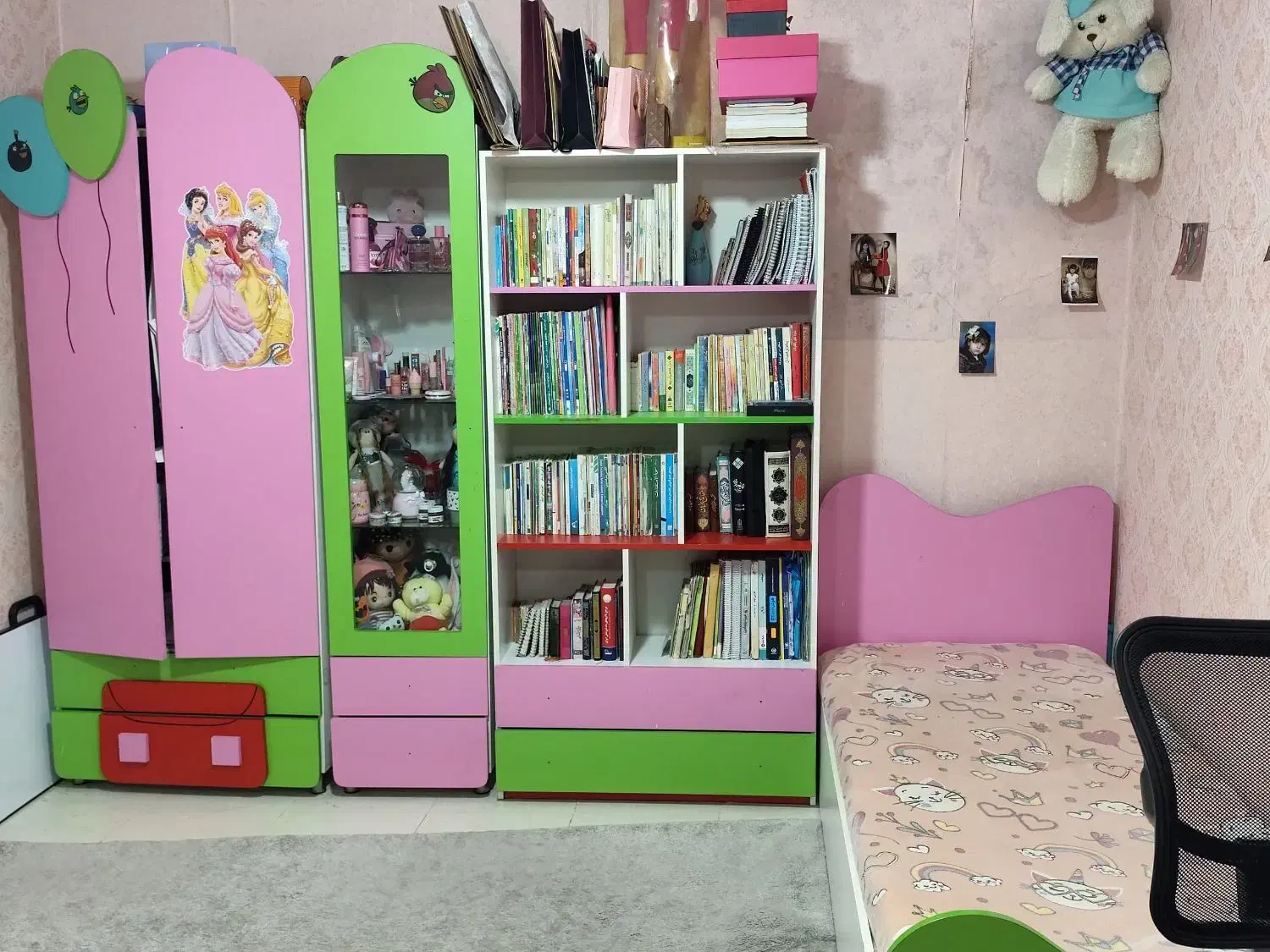 سرویس کامل خواب نوجوان|تخت و سرویس خواب|نورآباد, |دیوار