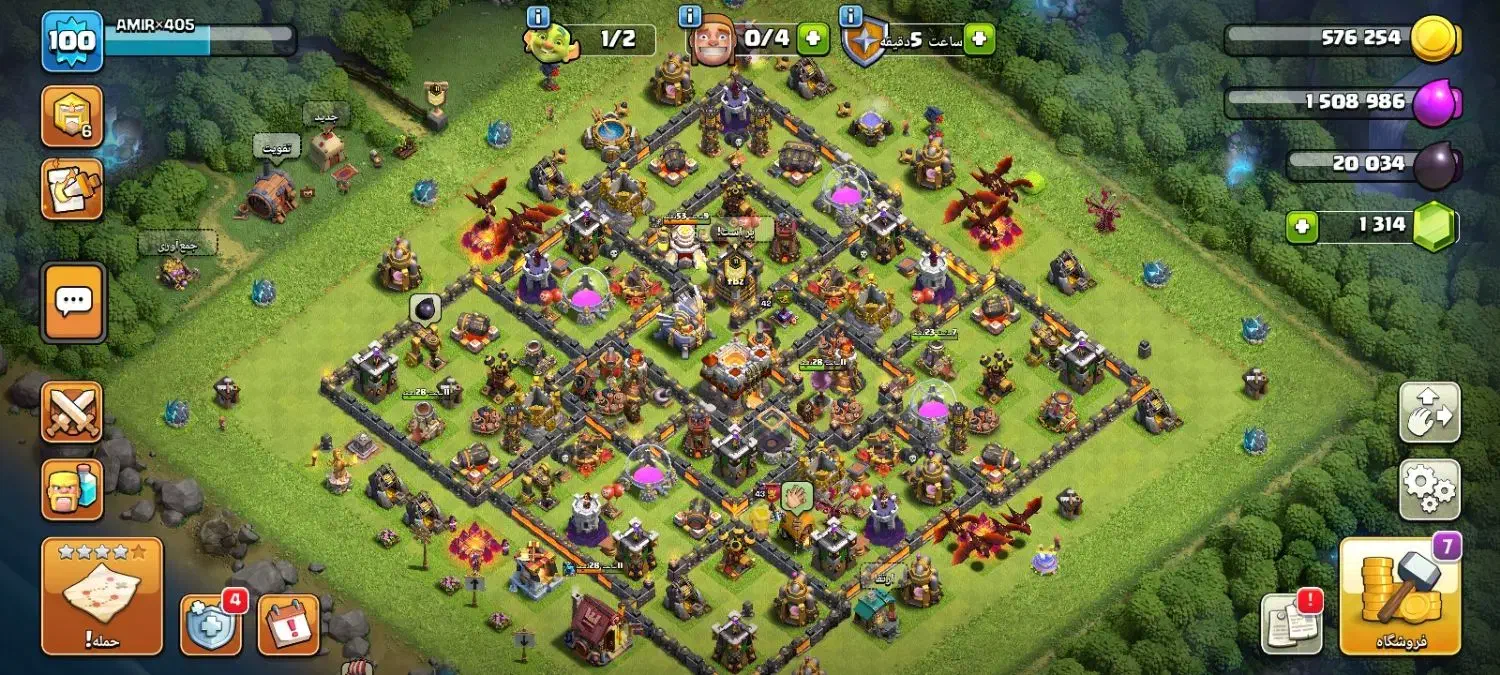 اکانت کلش تان ۱۱|کنسول، بازی ویدئویی و آنلاین|تبریز, |دیوار