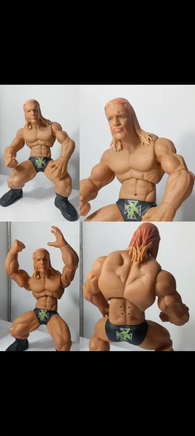 دو عدد فیگور بزرگ اورجینال کشتی کج ۳۵ سانت|اسباب‌‌بازی|رشت, نامجو|دیوار