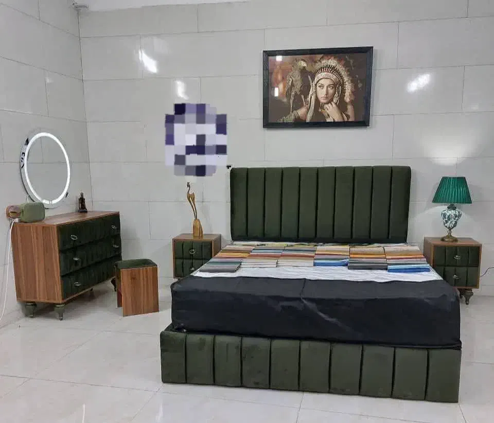 تخت دورنگ زیبا *6ماه|تخت و سرویس خواب|شاهرود, |دیوار