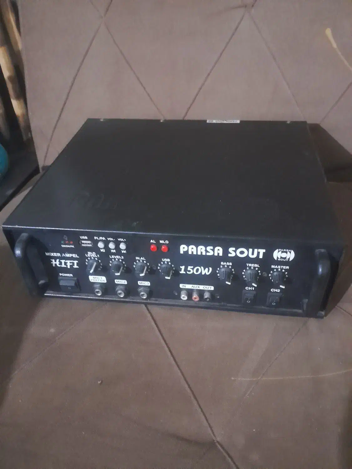 آمپیلی میکسر وپیجر پارساصوت۱۵۰وات    زیرقیمت|صوتی و تصویری|تهران, خواجه نظام الملک|دیوار