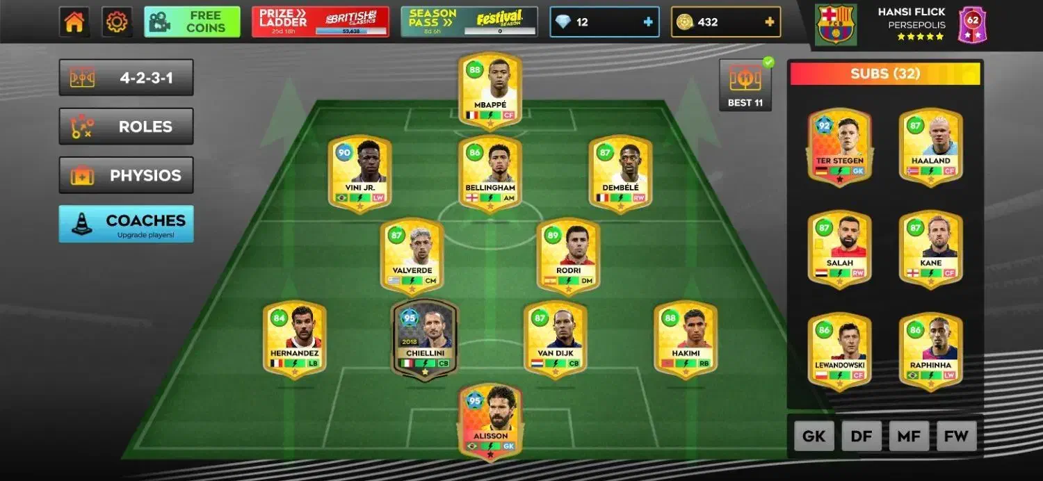 دریملیگ2025|کنسول، بازی ویدئویی و آنلاین|باوله, |دیوار