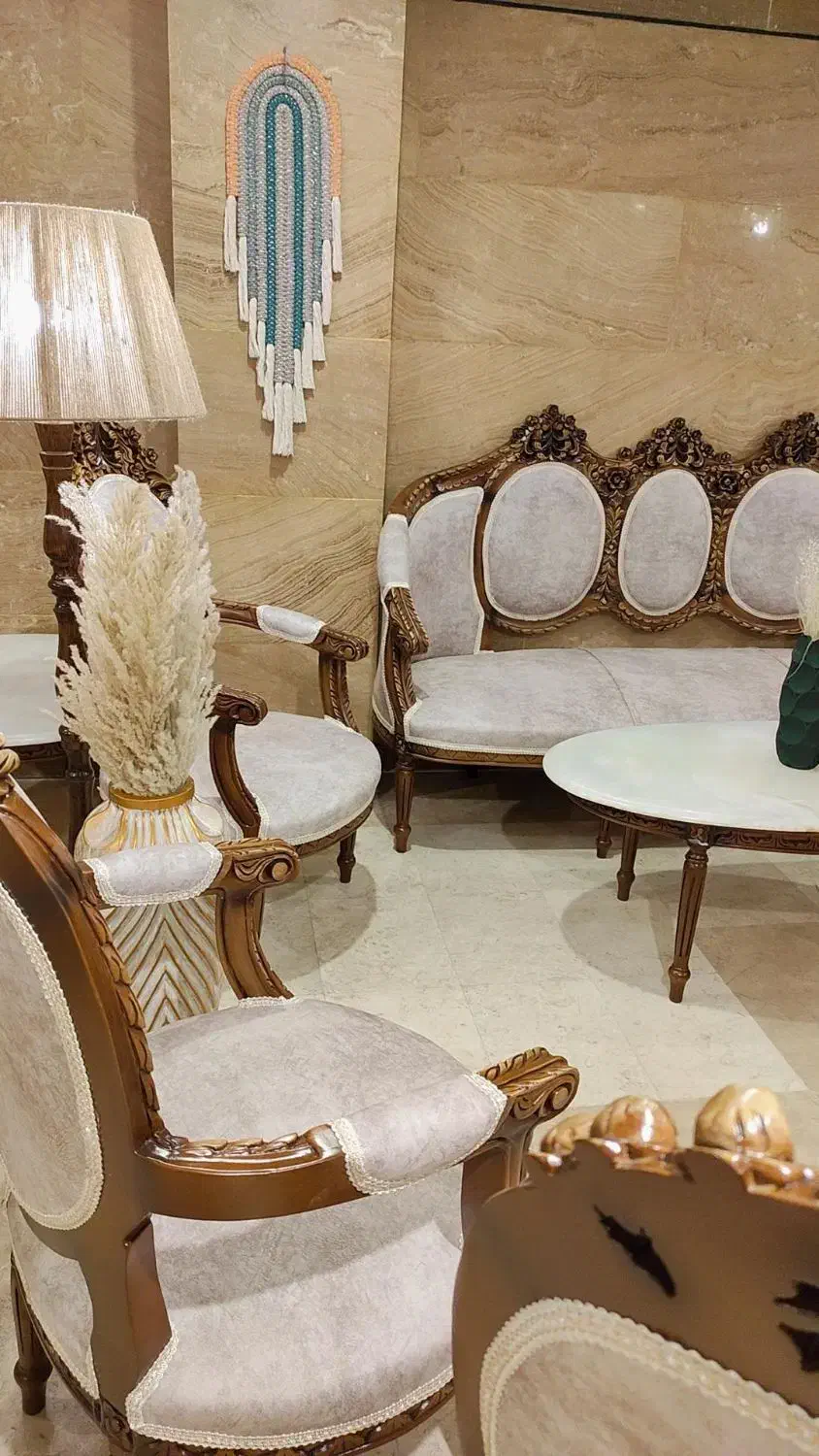 مبلمان پر منبت سلطنتی|مبلمان خانگی و میز عسلی|تهران, نیاوران|دیوار