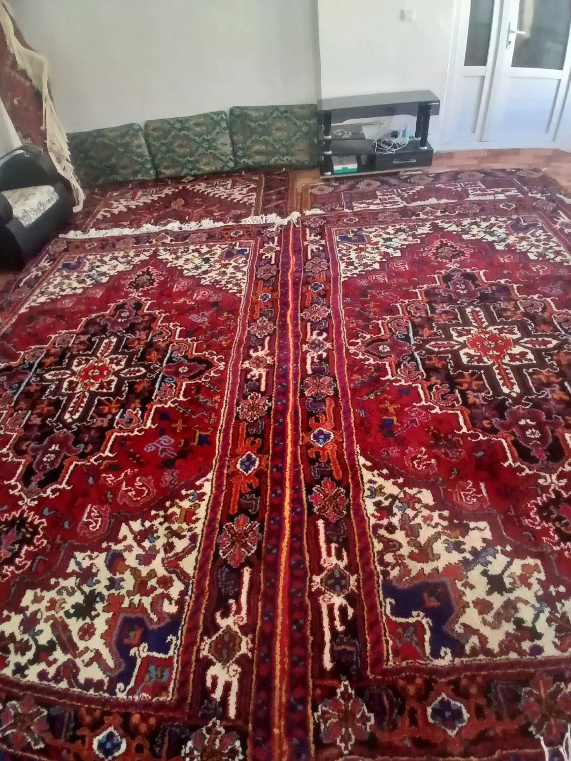 جفت ۲در۳ دستباف  مهربان|فرش|خواجه, |دیوار