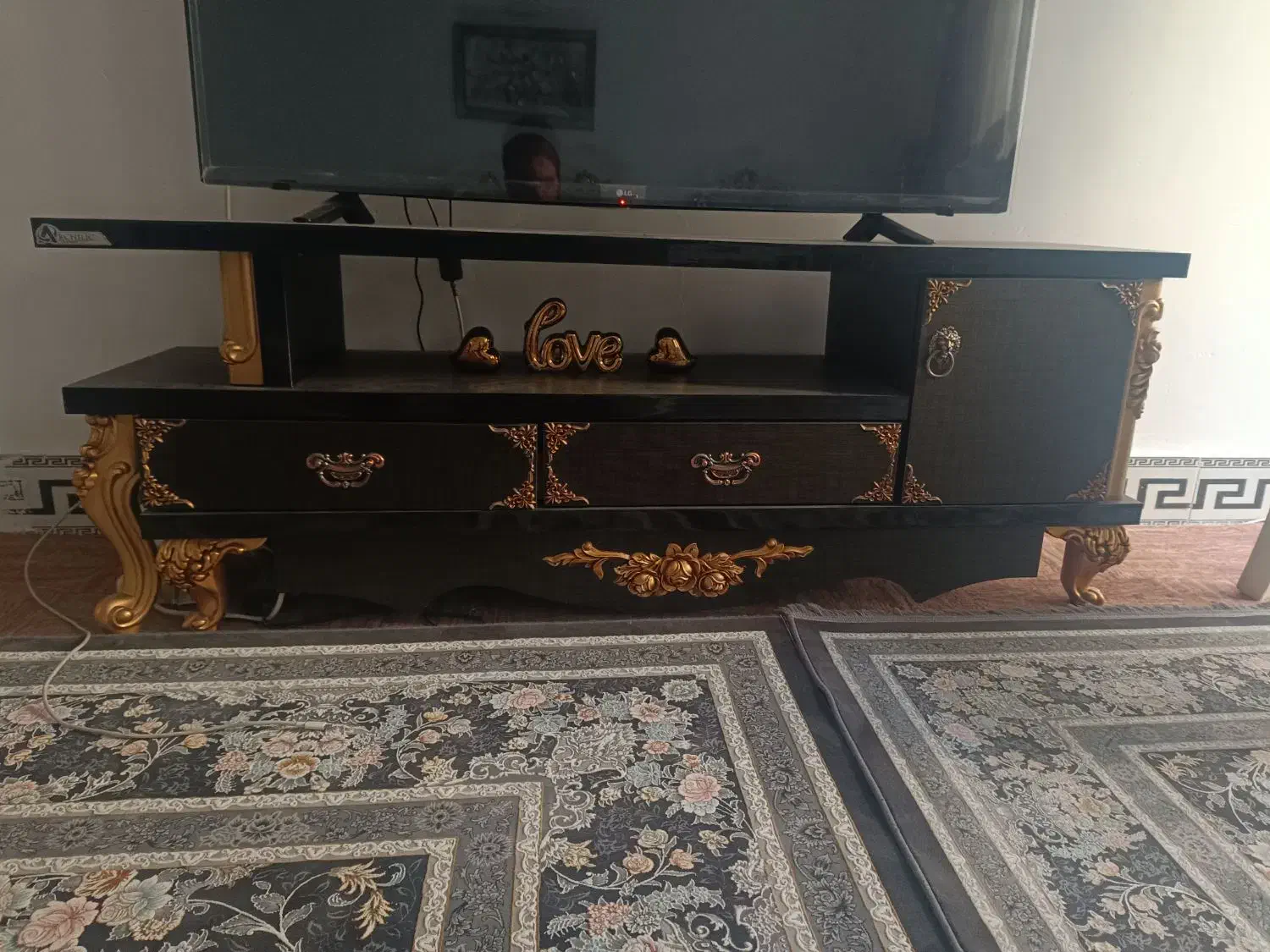 میز تلویزیون چوبی بسیار شیک و به روز|میز تلویزیون|کبودرآهنگ, |دیوار