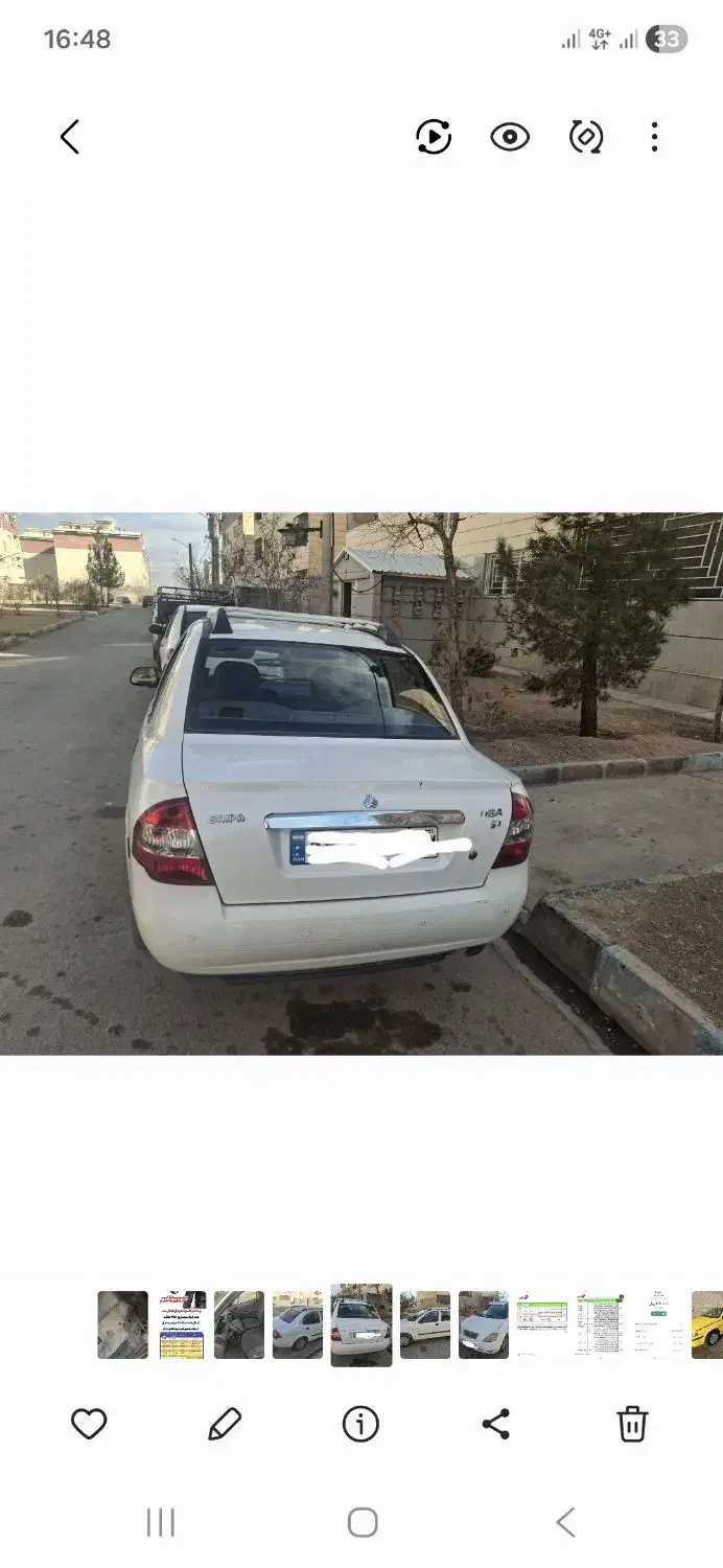 تیبا صندوق دار مدل ۹۲|خودرو سواری و وانت|مرودشت, مسکن مهرگان|دیوار