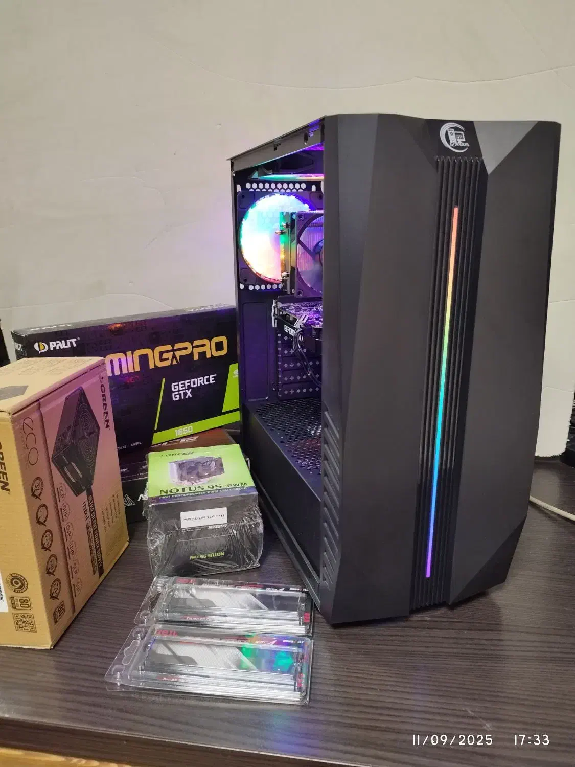 کیس گیمینگ نسل ۱۲  h610 RGB vga 1650 با ضمانت|رایانه رومیزی|تهران, جمهوری|دیوار