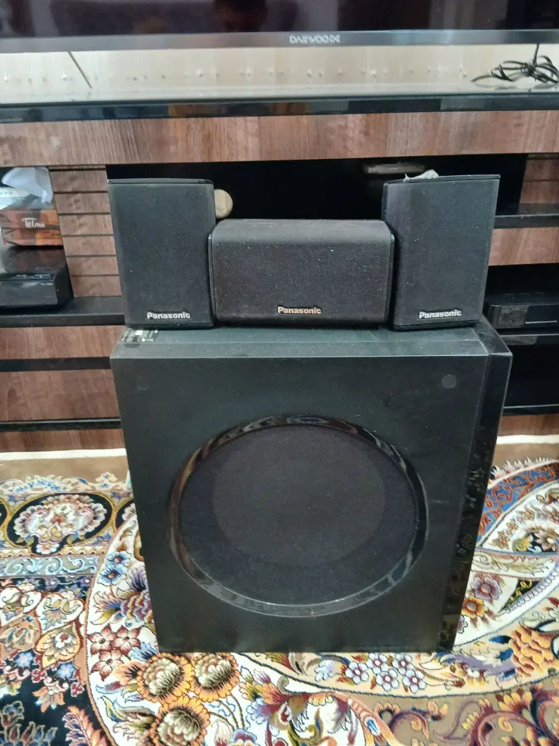 ظبط وباند هفت تکه پاناسونیک|سیستم صوتی خانگی|صومعهسرا, |دیوار