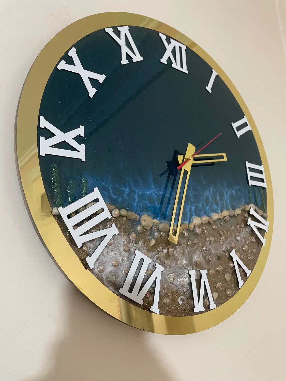 ساعتدیواریرزینیچوبی|ساعت دیواری و تزئینی|شهریار, شهرک وائین|دیوار