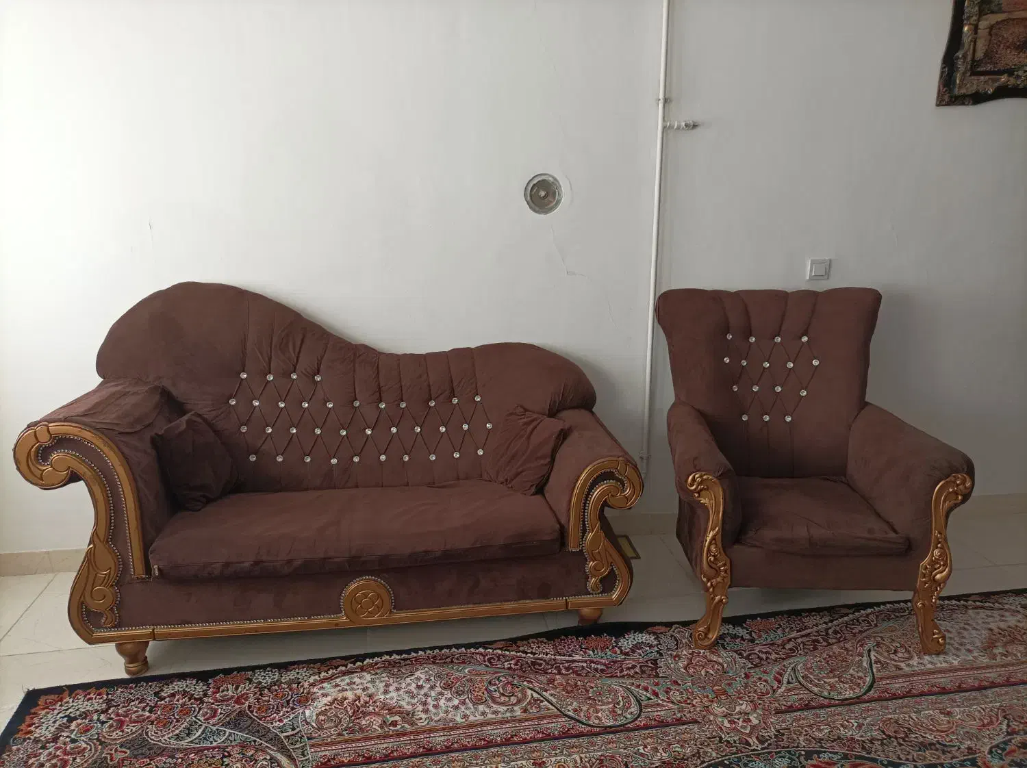 مبل راحتی|مبلمان خانگی و میز عسلی|نورآباد, |دیوار