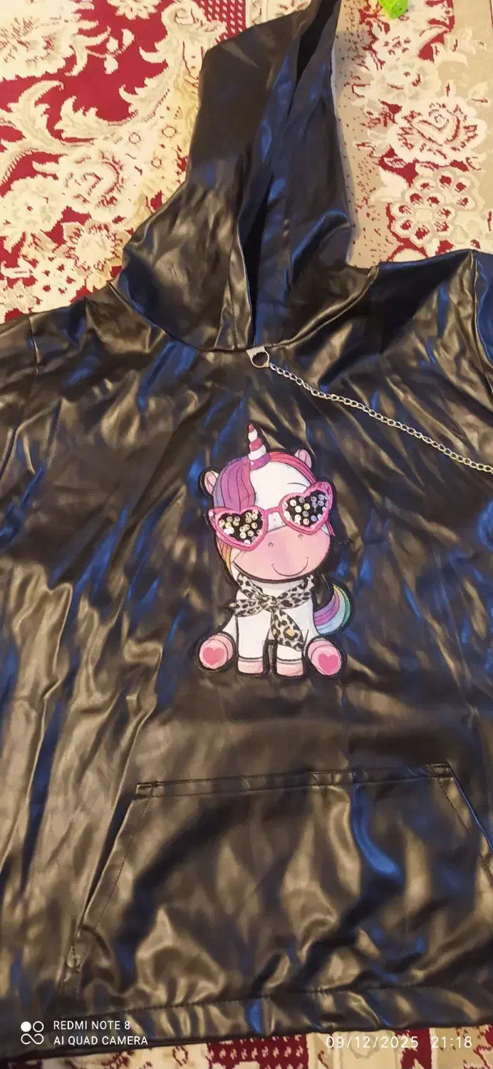 هودی چرم دخترانه|لباس|ابهر, |دیوار