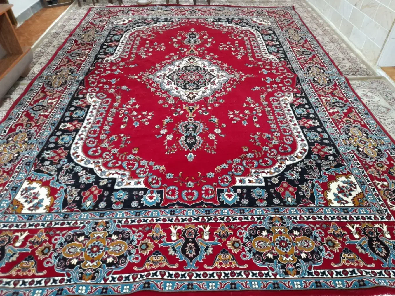 یک عددفرش ۱۲متری|فرش|صحنه, |دیوار