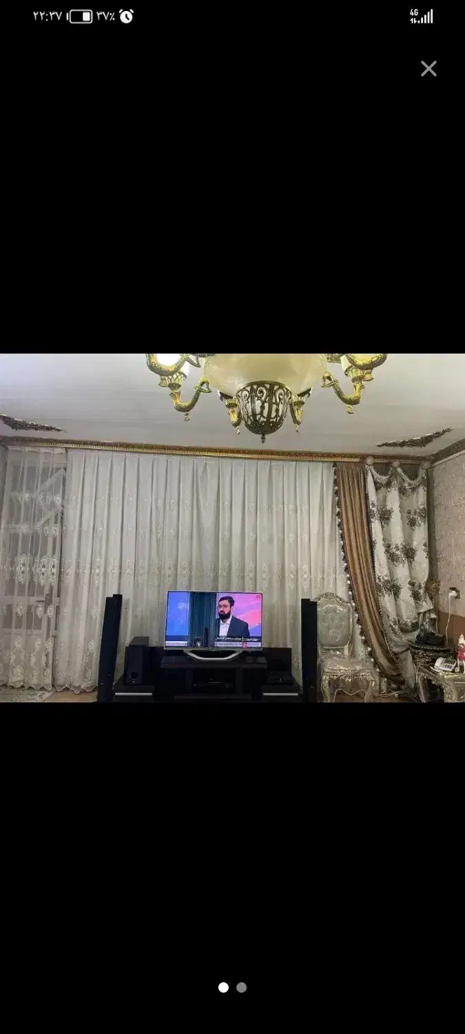 پرده پذیرای کاملا نو وسالم|پرده، رانر، رومیزی|فیروزه, |دیوار