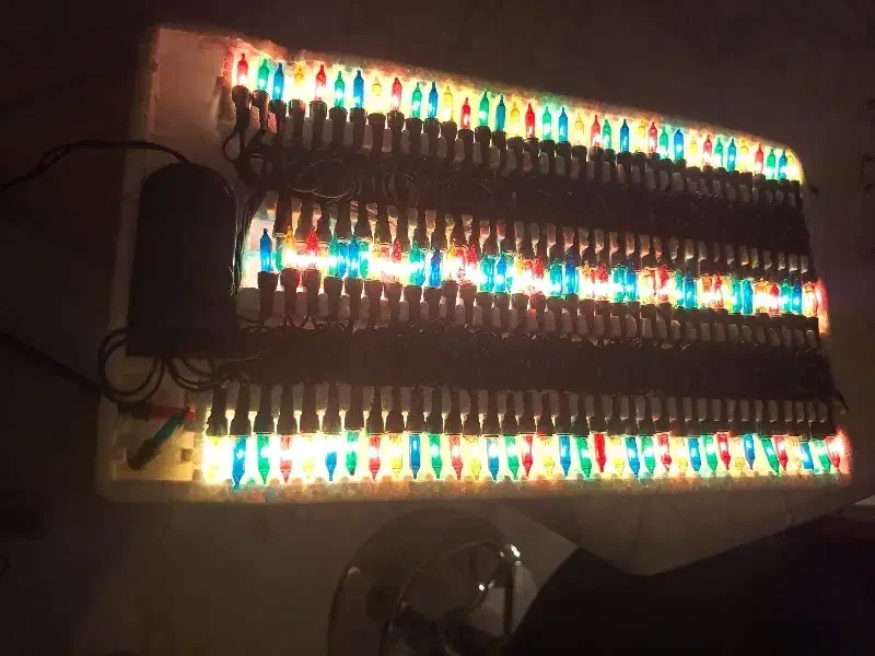 ریسه برای درخت کریسمس ویا تولد خارجی|ریسه و چراغ تزئینی|تبریز, |دیوار