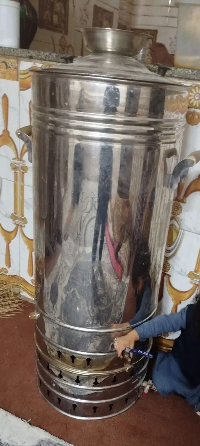 سماور ۱۲۰ لیتری|سماور، چایساز، قهوهساز|زاهدان, |دیوار