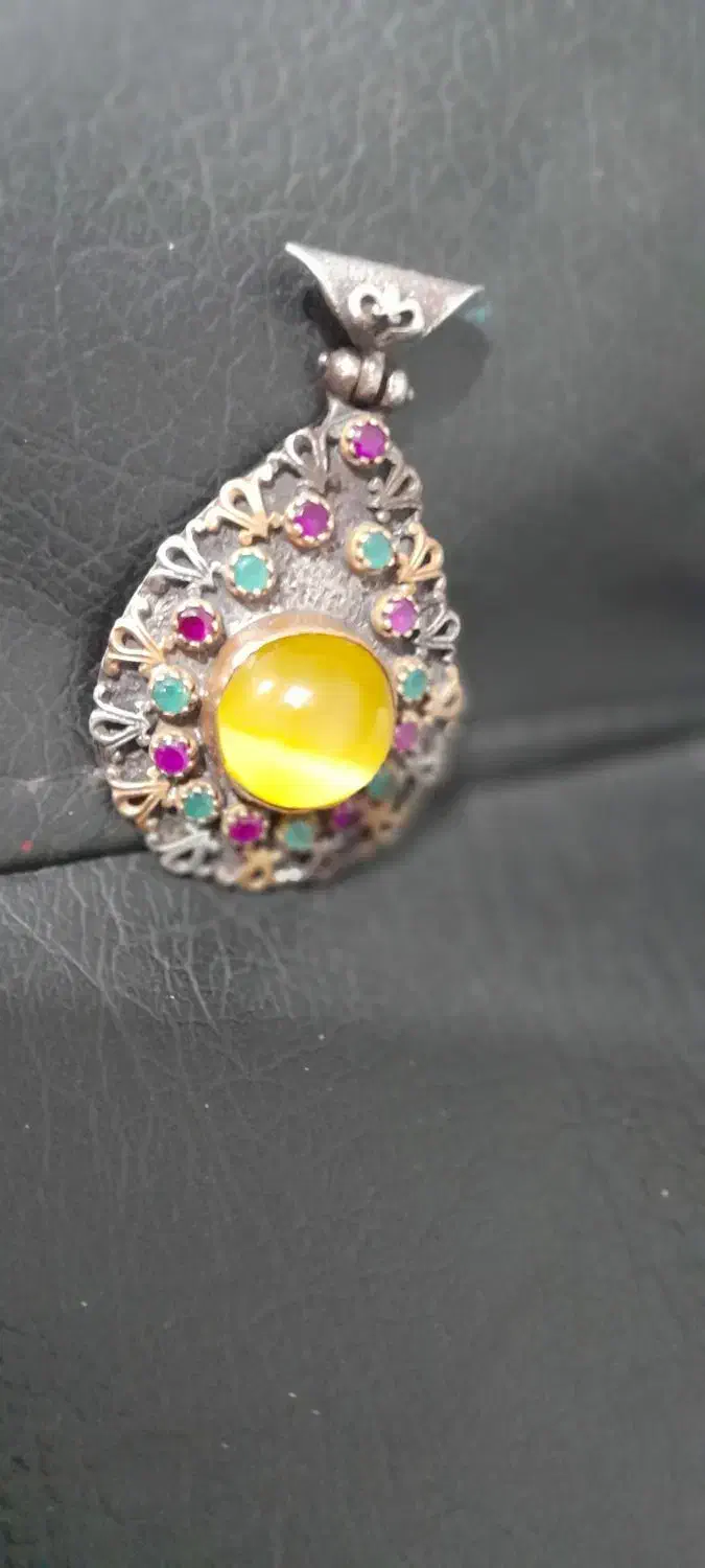 پلاک نقره ی دست ساز خرم سلطانی|جواهرات|کرمانشاه, |دیوار