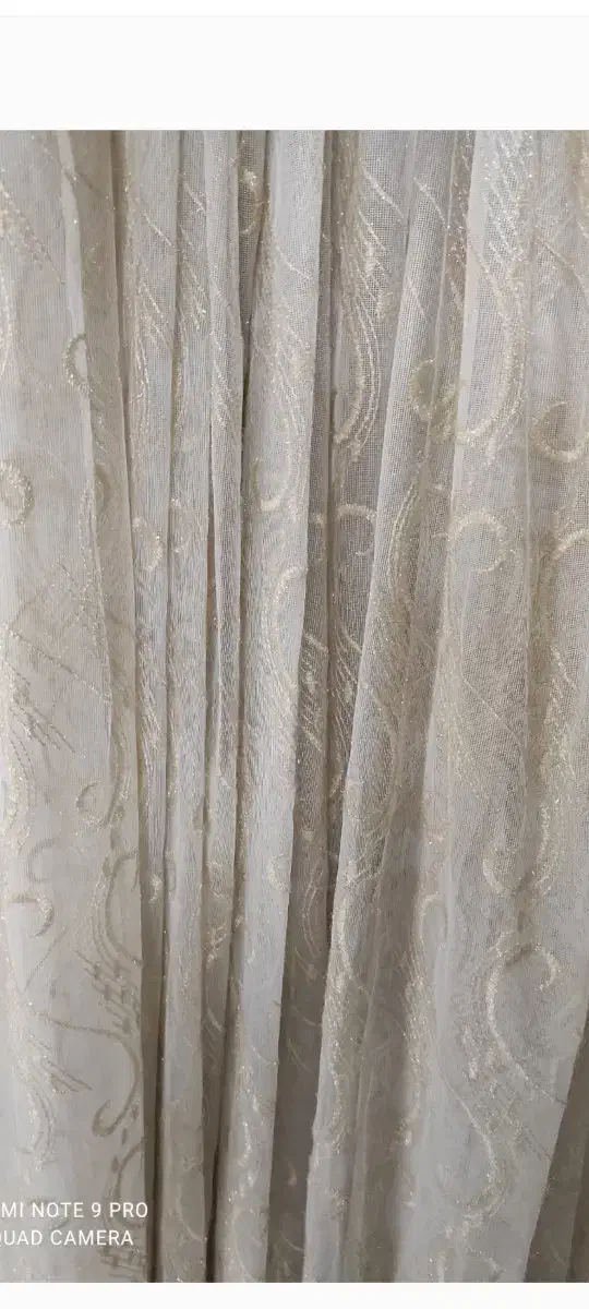 یه جفت پرده یالان با گیپور|پرده، رانر، رومیزی|قرچک, مهدیه|دیوار