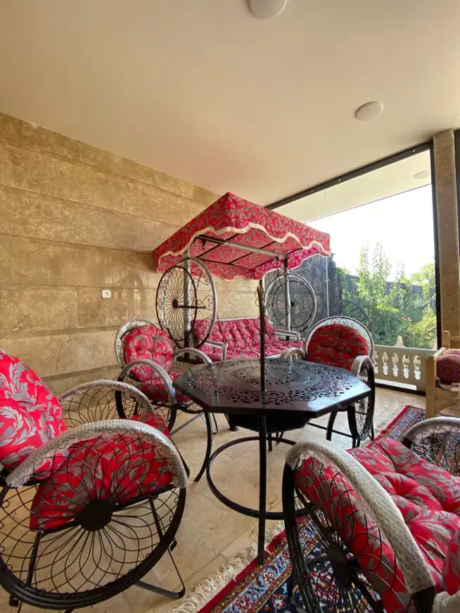 تاب باغی لوکس ۳ نفره مناسب حیاط، تراس و ویلا|مبلمان خانگی و میز عسلی|اصفهان, خانه اصفهان|دیوار