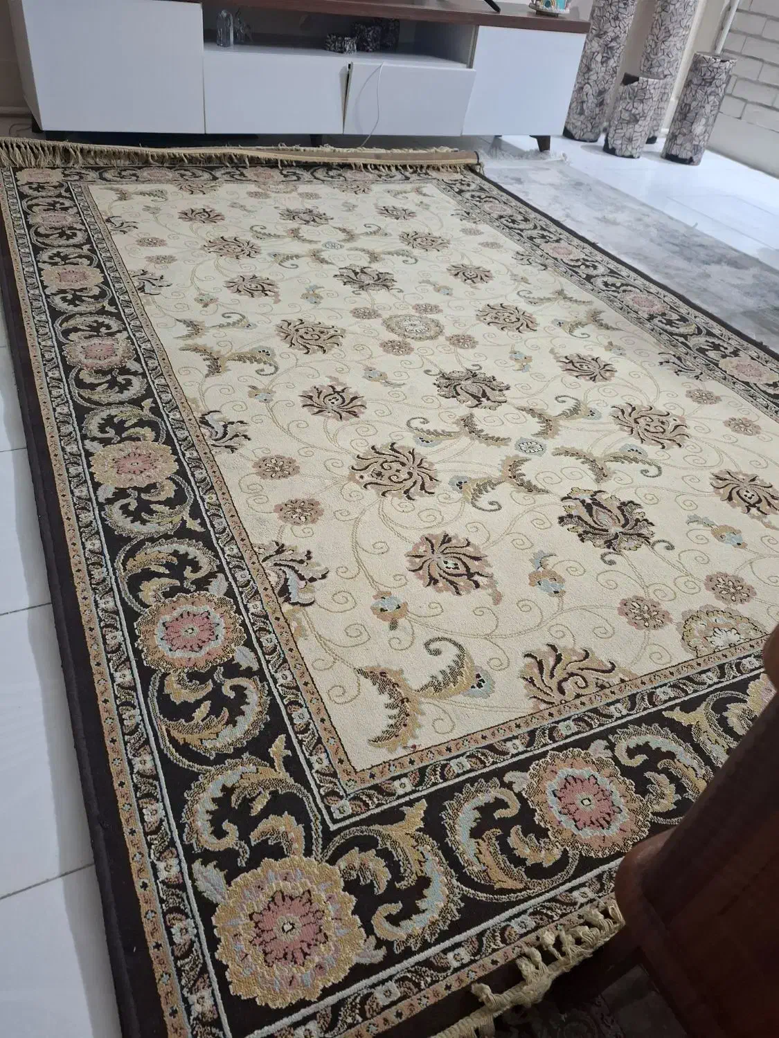 دو تخته فرش بلژیکی ابریشم دار ۴ متری|فرش|تهران, دهم فروردین|دیوار