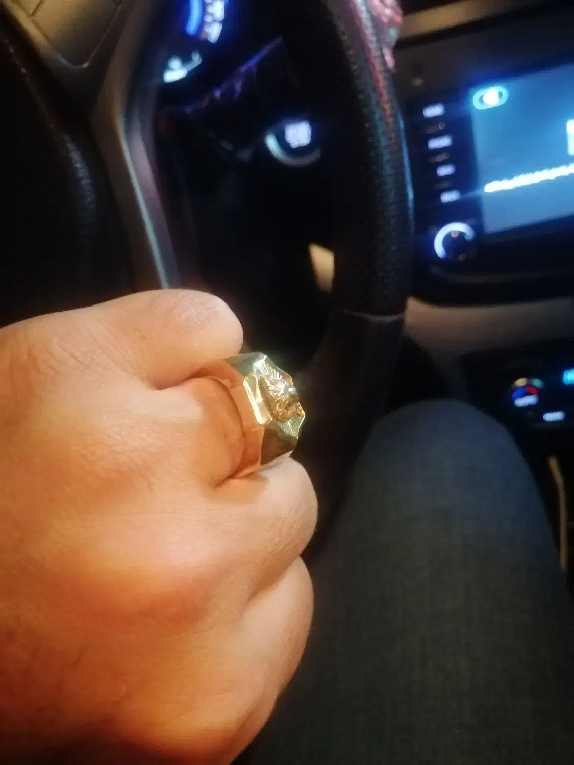 طلا مردانه در حد نو قیمت تابلو+7درصد|جواهرات|مشهد, آزادشهر|دیوار