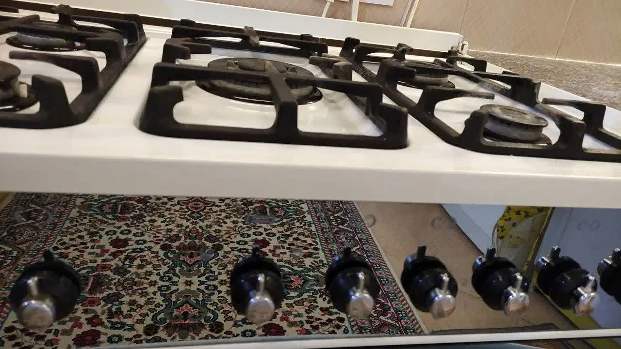 اجاق گاز 5شعله لفرا اصل ایتالیا فردارو جوجه گردان|اجاق گاز و لوازم برقی پختوپز|گنبد کاووس, |دیوار