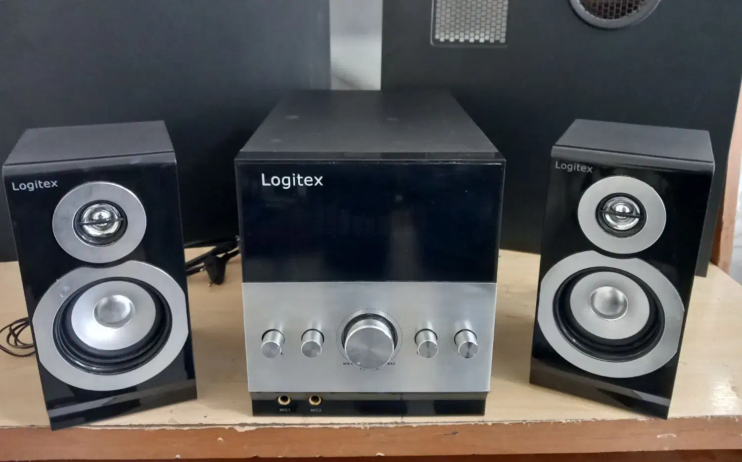 اسپیکر 3 تیکه لاجیتک در حد نو|سیستم صوتی خانگی|تبریز, |دیوار