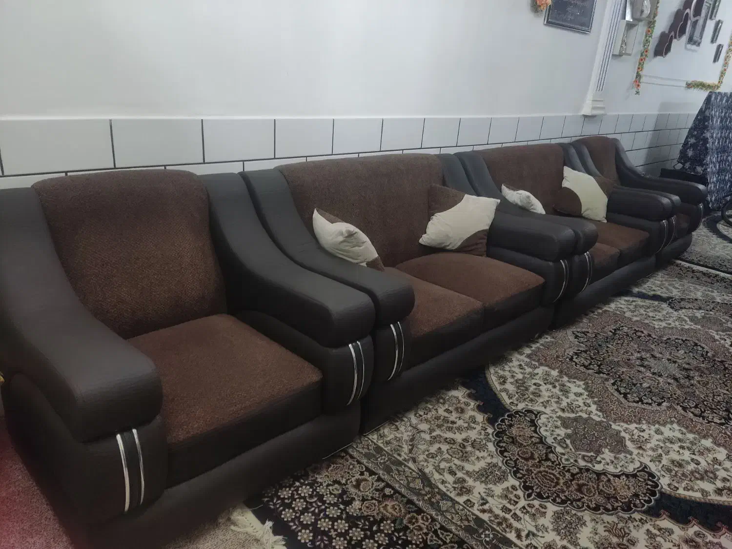 مبل 9 نفره|مبلمان خانگی و میز عسلی|دزفول, |دیوار