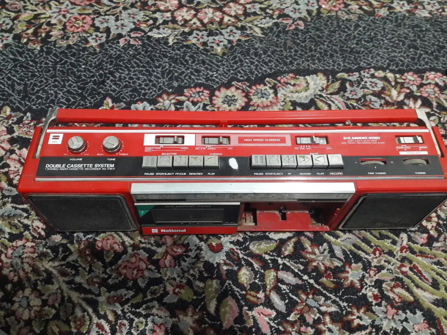 رادیو ضبط ناسیونال|کلکسیون اشیاء عتیقه|کرمان, |دیوار