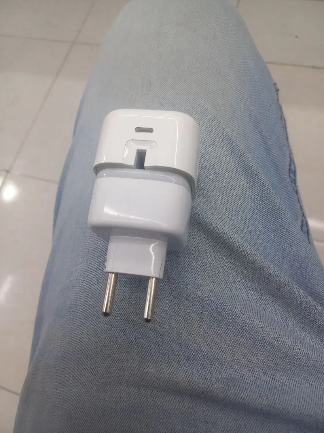 آداپتور آیفون اصلی|لوازم جانبی موبایل و تبلت|قم, زنبیل آباد|دیوار