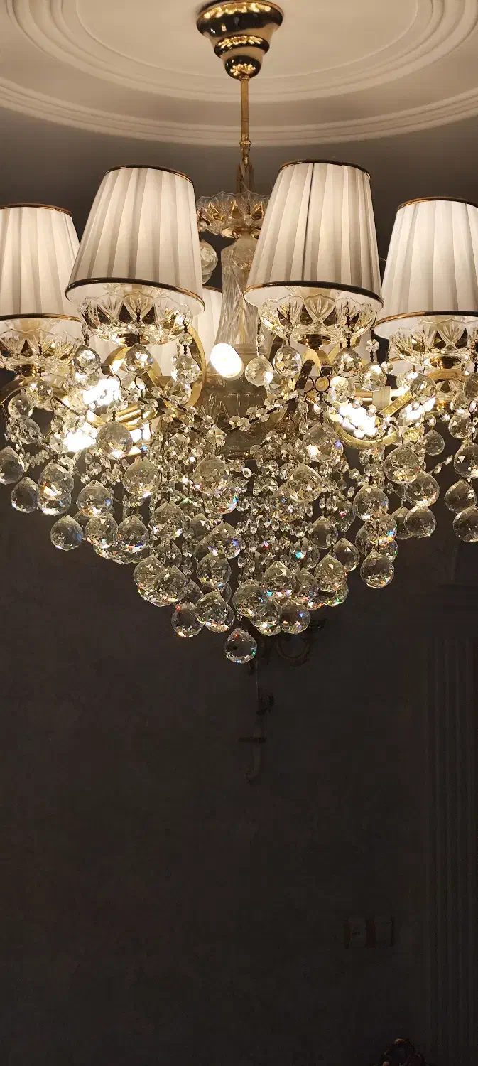 لوستر چک|لوستر و چراغ آویز|ری, هاشم‌آباد|دیوار