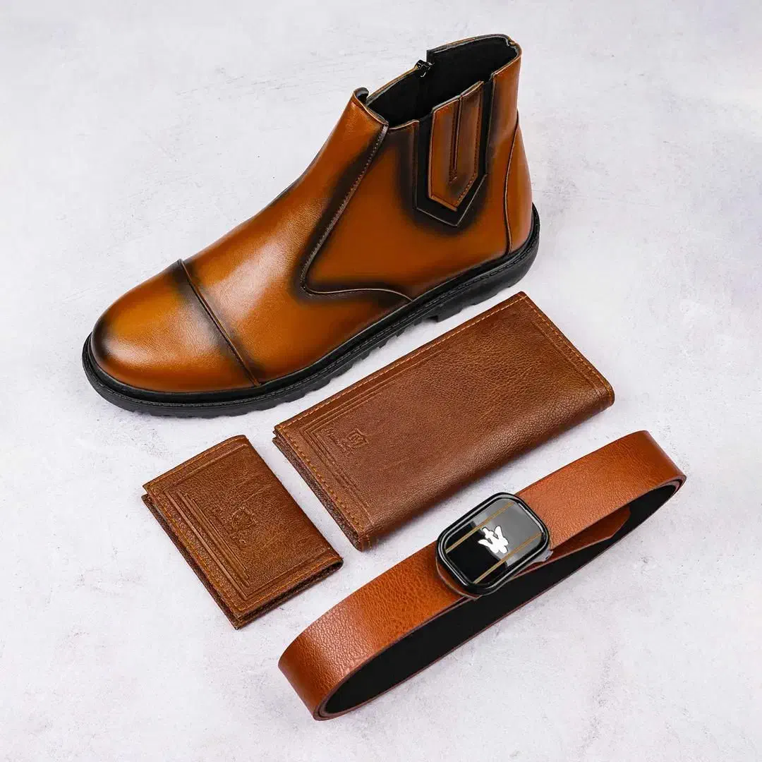 ست چرمی مخصوص آقایان شیک پسند|کیف، کفش، کمربند|شیرگاه, |دیوار