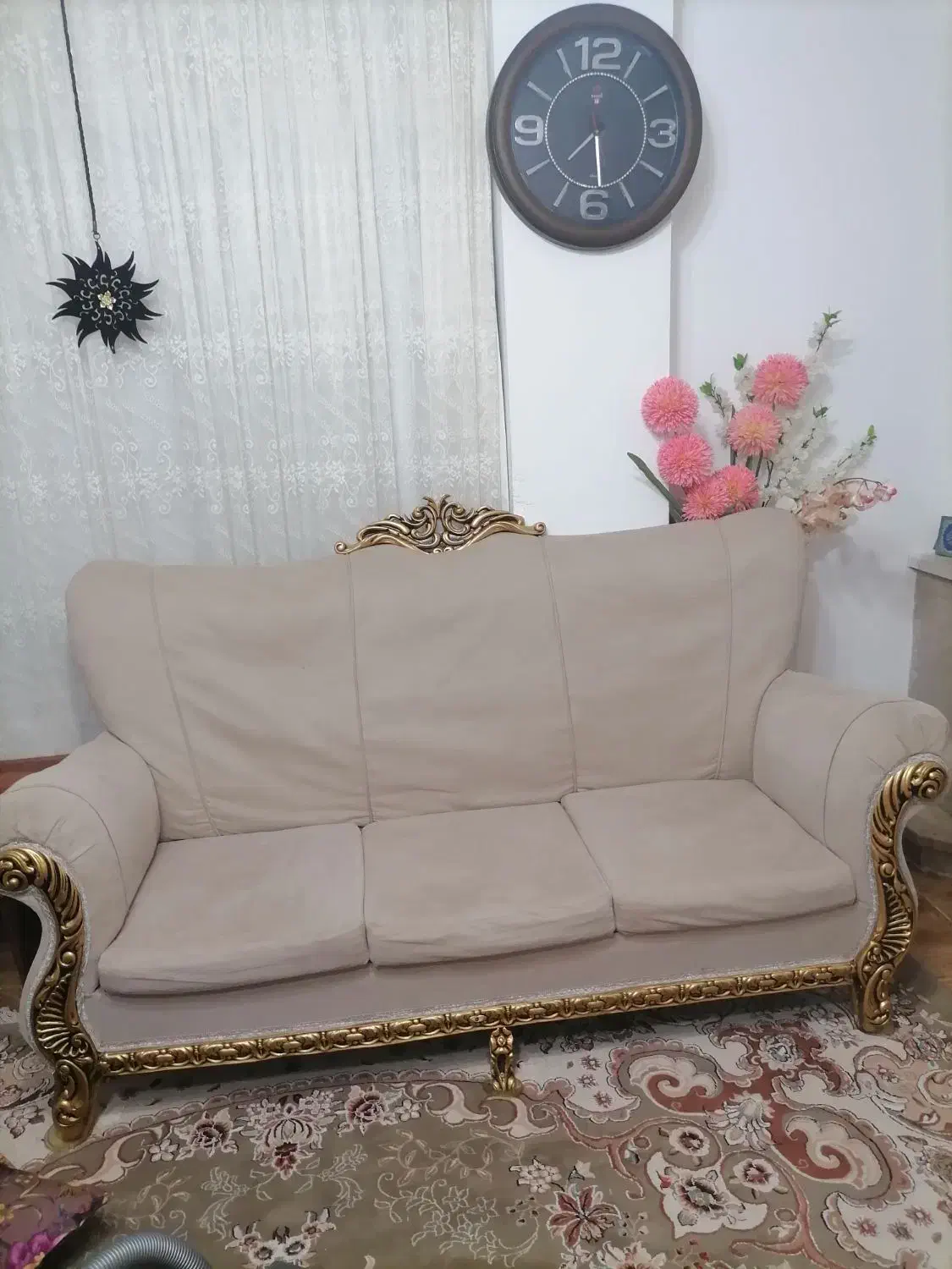 مبل 7 نفره کار کرده فروشی|مبلمان خانگی و میز عسلی|گنبد کاووس, |دیوار