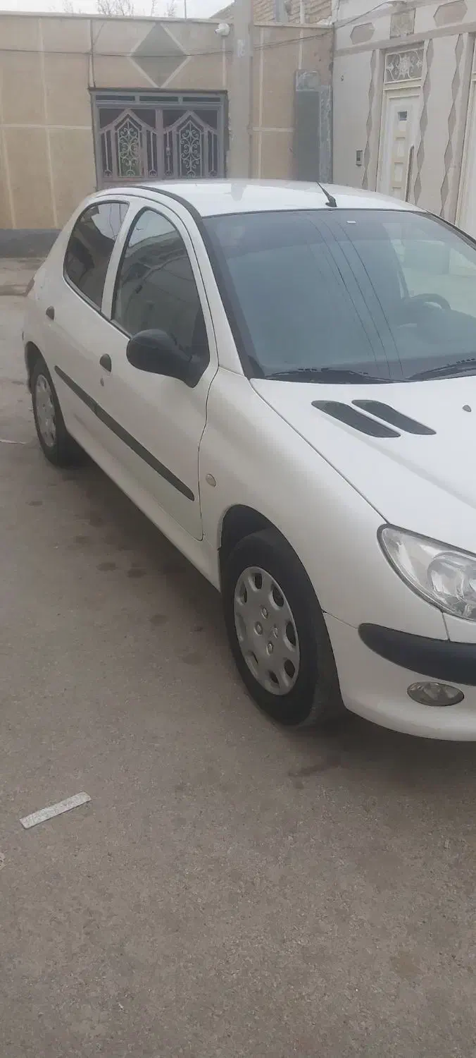 پژو ۲۰۶سفید تیپ ۲ مدل ۹۵|خودرو سواری و وانت|ملکان, |دیوار